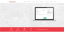 Desktop Screenshot of mercurysend.com